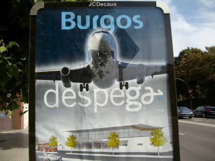 Cartel Burgos Despega