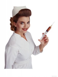 360742~Nurse-Holding-Hypodermic-Needle-Posters