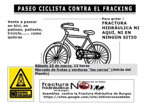 bicicletada contra fracking