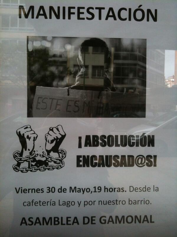 Manifestación en Gamonal 30 mayo
