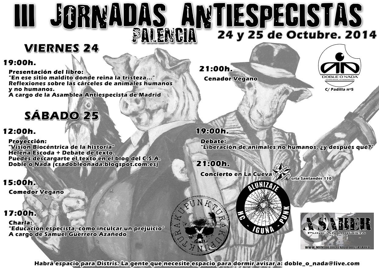 III Jornadas Antiespecistas Palencia